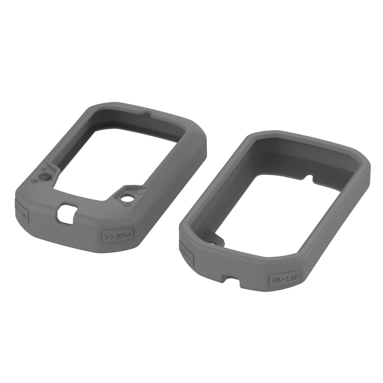 For Bryton Rider 430 / 320 Universal Silicone Protective Case Cover(Grey) - Watch Case by buy2fix | Online Shopping UK | buy2fix