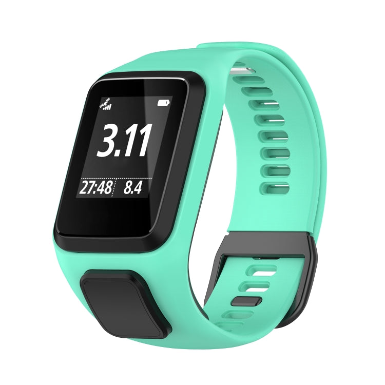 For Tomtom 4 Silicone Watch Band(Lake Blue) - Watch Bands by buy2fix | Online Shopping UK | buy2fix