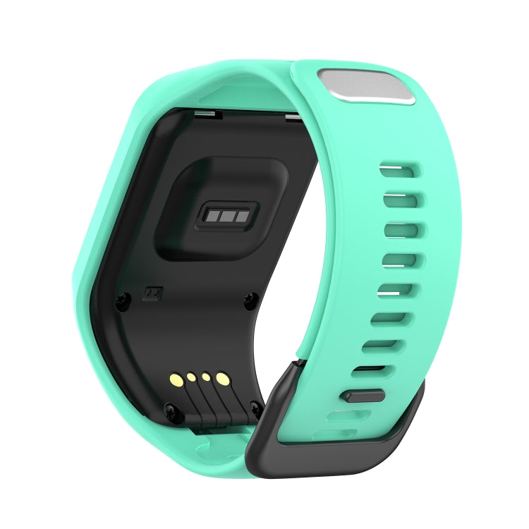For Tomtom 4 Silicone Watch Band(Lake Blue) - Watch Bands by buy2fix | Online Shopping UK | buy2fix