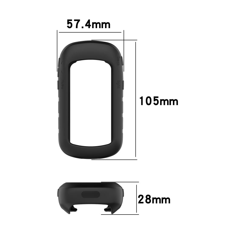 For Garmin eTrex 22x / 32x Silicone Protective Case Cover(Black) - Watch Cases by buy2fix | Online Shopping UK | buy2fix