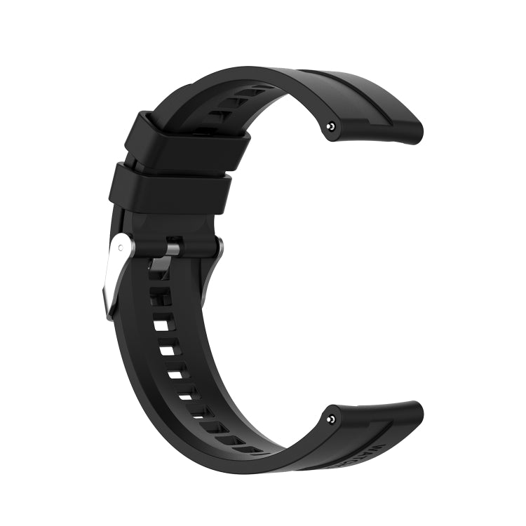For Huawei Watch 3 / 3 Pro Silicone Watch Band(Black) - Watch Bands by buy2fix | Online Shopping UK | buy2fix