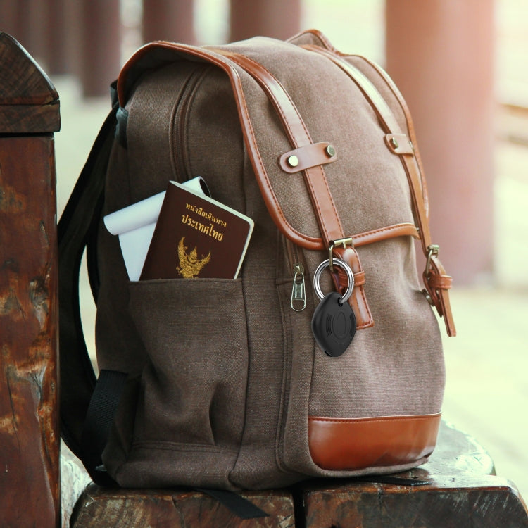 Location Tracker Anti-lost Portable Silicone Protective Case for Samsung Galaxy Smart Tag(White) by buy2fix