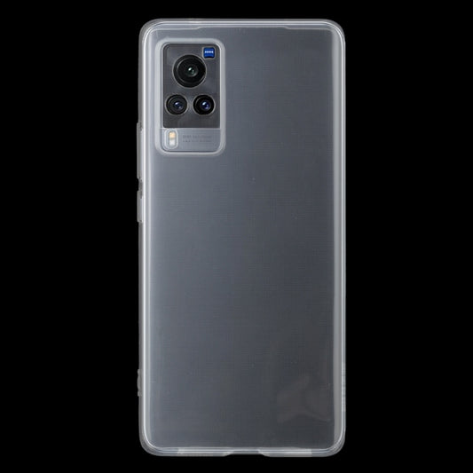 For vivo X60 Curved Screen Version 0.75mm Ultra-thin Transparent TPU Soft Protective Case by buy2fix