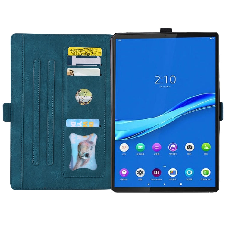 For Lenovo Tab M8(HD) / M8(FHD) TB-8505F Love Butterfly Pattern Horizontal Flip Leather Case with Holder(Blue) - Lenovo by buy2fix | Online Shopping UK | buy2fix