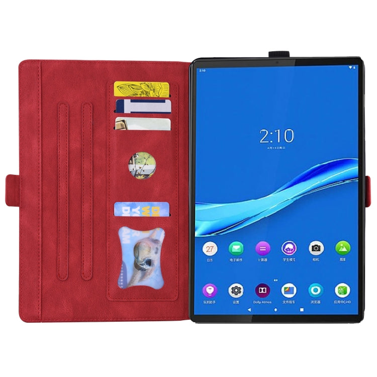 For Lenovo Tab M10 HD (Gen 2) 2020 10.1 TB-X306F Love Butterfly Pattern Horizontal Flip Leather Case with Holder(Red) - Lenovo by buy2fix | Online Shopping UK | buy2fix