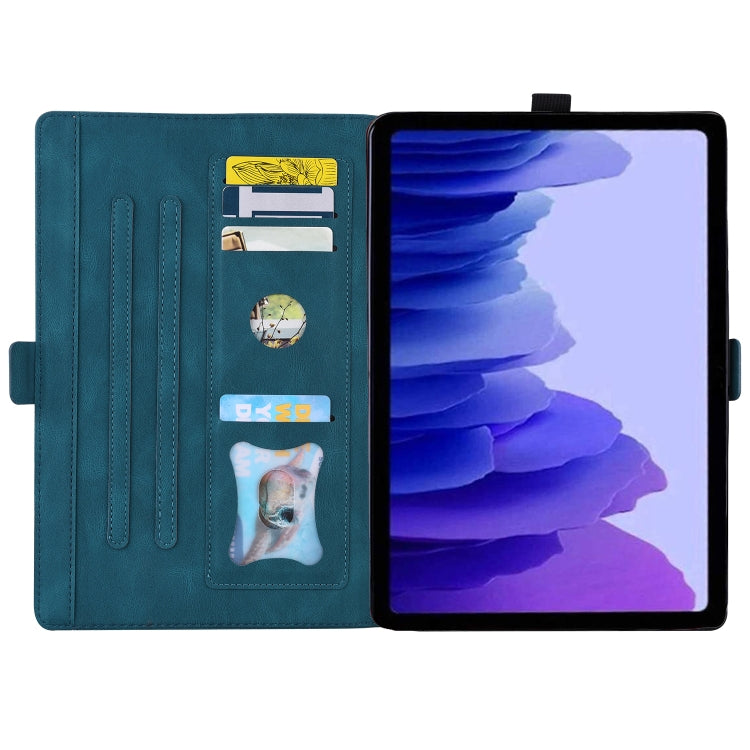 For Lenovo Tab P11 TB-J606F Love Butterfly Pattern Horizontal Flip Leather Case with Holder(Blue) - Lenovo by buy2fix | Online Shopping UK | buy2fix