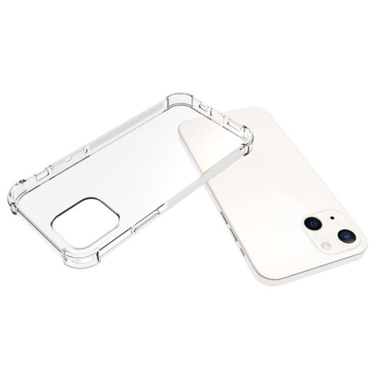 For iPhone 13 Shockproof Non-slip Waterproof Thickening TPU Protective Case(Transparent) by buy2fix