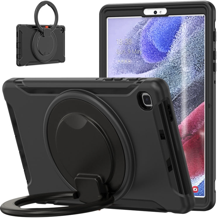 Shockproof TPU + PC Protective Case with 360 Degree Rotation Foldable Handle Grip Holder & Pen Slot For Samsung Galaxy Tab A7 Lite T220(Black) - iPad mini (2019) / mini 5 Cases by buy2fix | Online Shopping UK | buy2fix