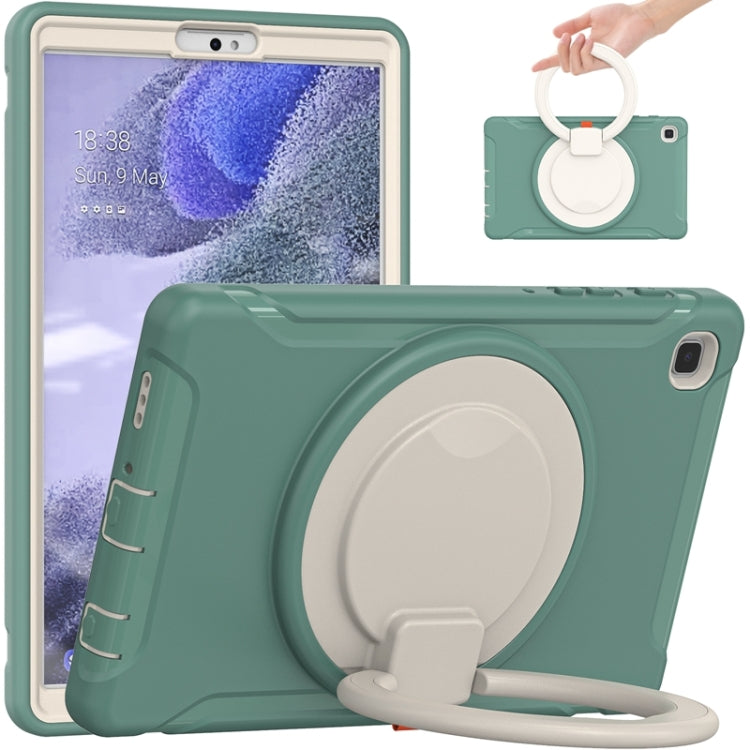 Shockproof TPU + PC Protective Case with 360 Degree Rotation Foldable Handle Grip Holder & Pen Slot For Samsung Galaxy Tab A7 Lite T220(Emmerald Green) - iPad mini (2019) / mini 5 Cases by buy2fix | Online Shopping UK | buy2fix