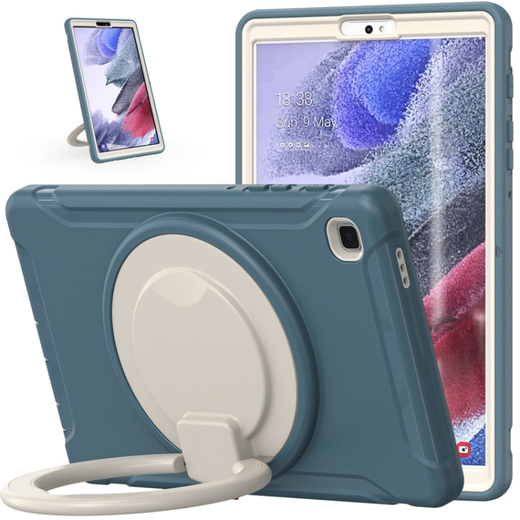 Shockproof TPU + PC Protective Case with 360 Degree Rotation Foldable Handle Grip Holder & Pen Slot For Samsung Galaxy Tab A7 Lite T220(Cornflower Blue) - iPad mini (2019) / mini 5 Cases by buy2fix | Online Shopping UK | buy2fix
