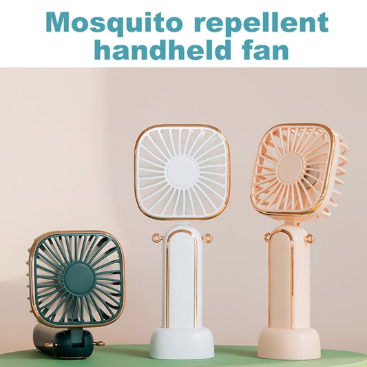 WT-TX6 Portable Foldable USB Charging Mosquito Repellent Handheld Electric Fan, 3 Speed Control(White) by buy2fix