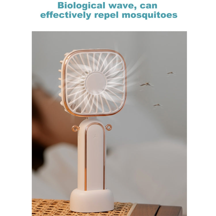 WT-TX6 Portable Foldable USB Charging Mosquito Repellent Handheld Electric Fan, 3 Speed Control(White) - Electric Fans by buy2fix | Online Shopping UK | buy2fix