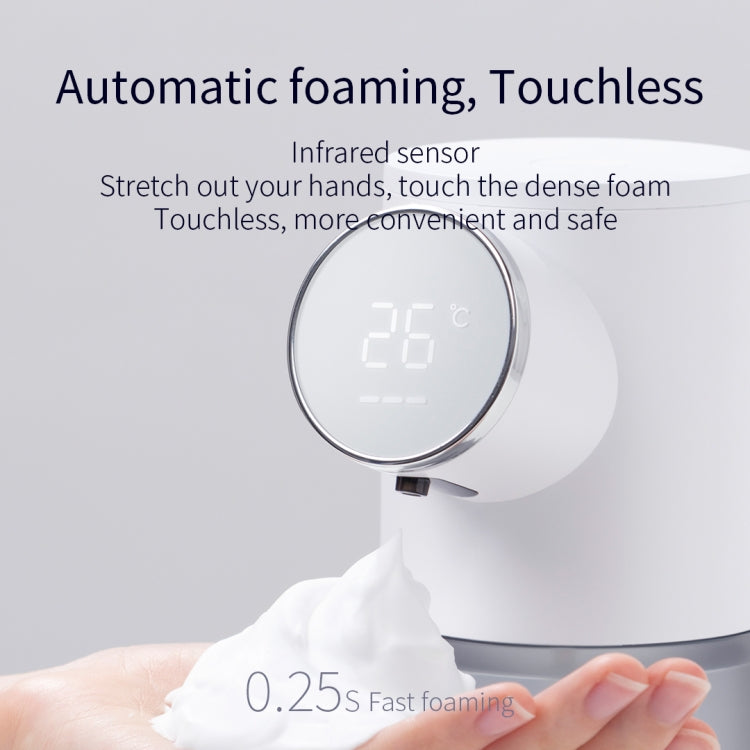 D101 Automatic Soap Dispenser with Charge Display, Water Tank Capacity: 320ml(White) - Soap Dispenser by buy2fix | Online Shopping UK | buy2fix