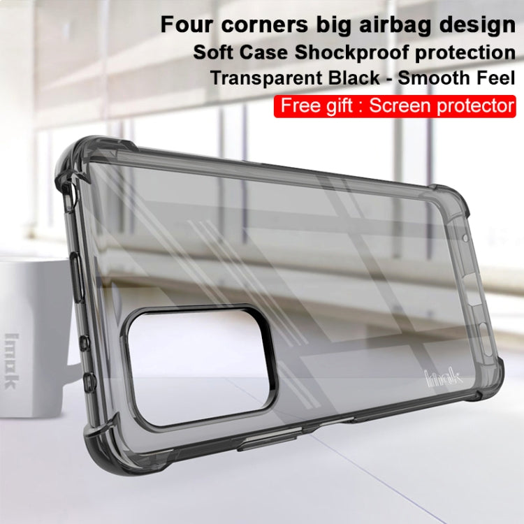 For Xiaomi Redmi Note 10 Pro Overseas Version IMAK All-inclusive Shockproof Airbag TPU Case with Screen Protector(Transparent Black) - Xiaomi Cases by imak | Online Shopping UK | buy2fix