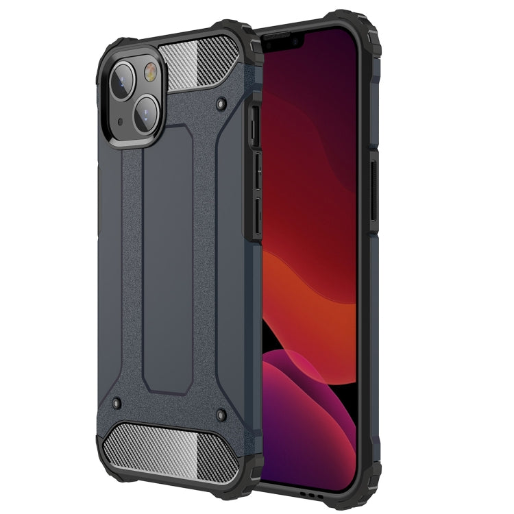 For iPhone 13 mini Magic Armor TPU + PC Combination Case (Navy Blue) - iPhone 13 mini Cases by buy2fix | Online Shopping UK | buy2fix
