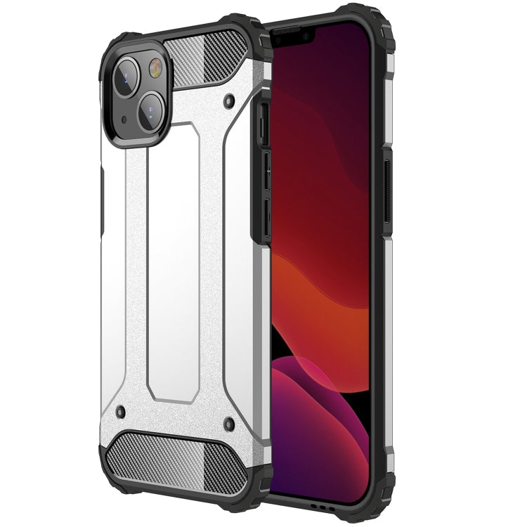 For iPhone 13 Magic Armor TPU + PC Combination Case(Silver) - iPhone 13 Cases by buy2fix | Online Shopping UK | buy2fix