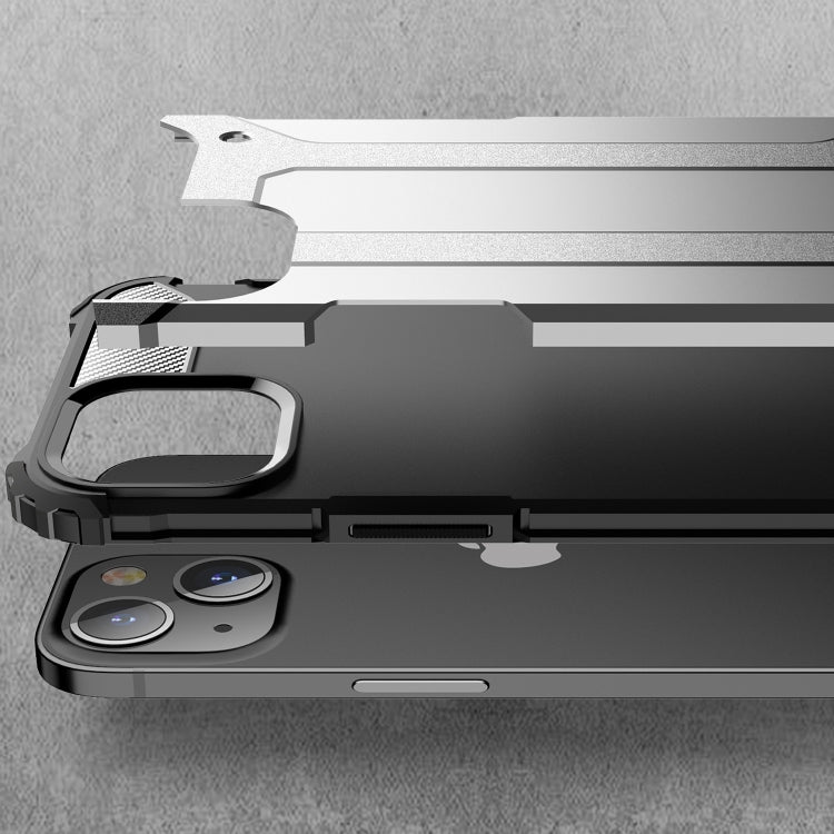 For iPhone 13 Magic Armor TPU + PC Combination Case(Silver) - iPhone 13 Cases by buy2fix | Online Shopping UK | buy2fix