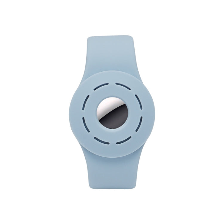 Anti-scratch Shockproof Silicone Bracelet Strap Protective Cover Case For AirTag(Denim Blue) - Other by buy2fix | Online Shopping UK | buy2fix
