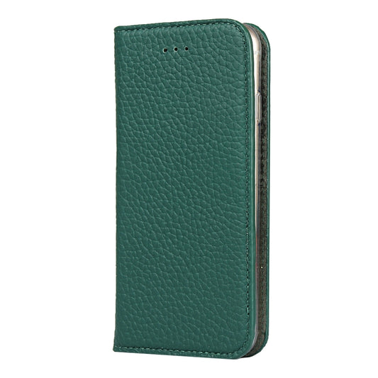 For iPhone SE 2022 / SE 2020 / 8 / 7 Litchi Genuine Leather Phone Case(Green) - iPhone SE 2022 / 2020 / 8 / 7 Cases by buy2fix | Online Shopping UK | buy2fix