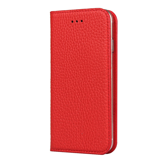 For iPhone SE 2022 / SE 2020 / 8 / 7 Litchi Genuine Leather Phone Case(Red) - iPhone SE 2022 / 2020 / 8 / 7 Cases by buy2fix | Online Shopping UK | buy2fix