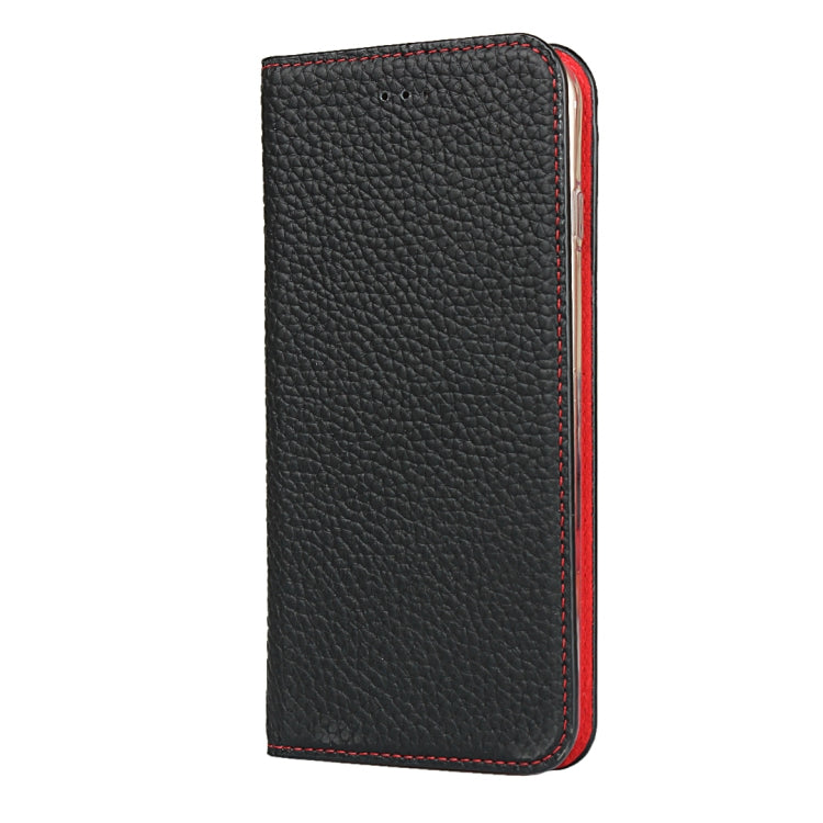 Litchi Genuine Leather Phone Case For iPhone 7 Plus / 8 Plus(Black) - More iPhone Cases by buy2fix | Online Shopping UK | buy2fix