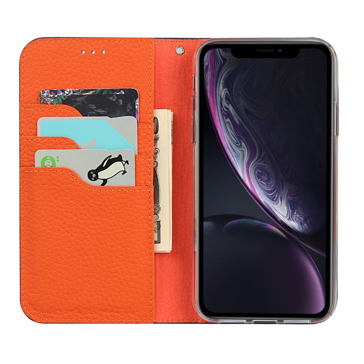 For iPhone XR Litchi Genuine Leather Phone Case(Black) - More iPhone Cases by buy2fix | Online Shopping UK | buy2fix