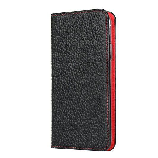 For iPhone XS Max Litchi Genuine Leather Phone Case(Black) by buy2fix