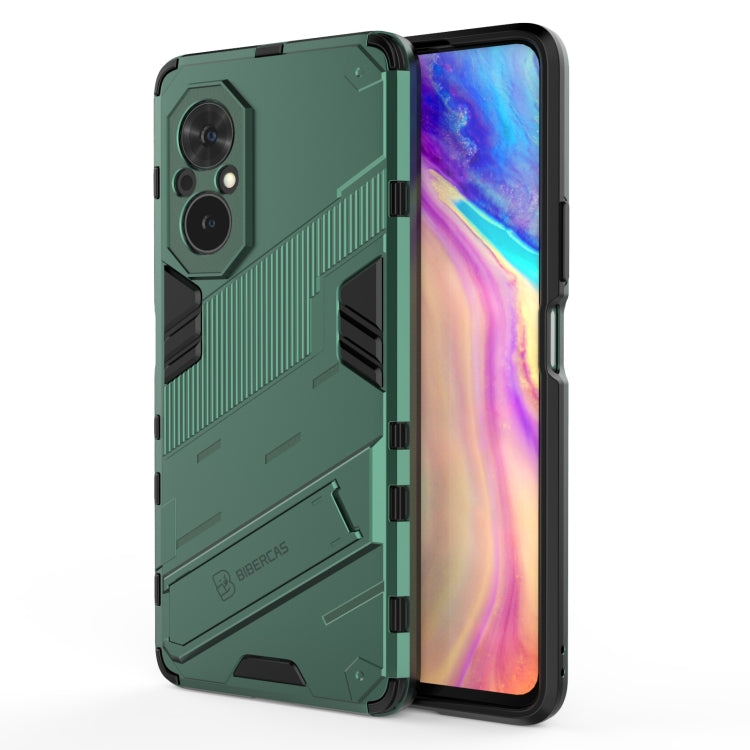 For Honor 50 SE / Huawei nova 9 SE Punk Armor 2 in 1 PC + TPU Shockproof Case with Invisible Holder(Green) - Honor Cases by buy2fix | Online Shopping UK | buy2fix