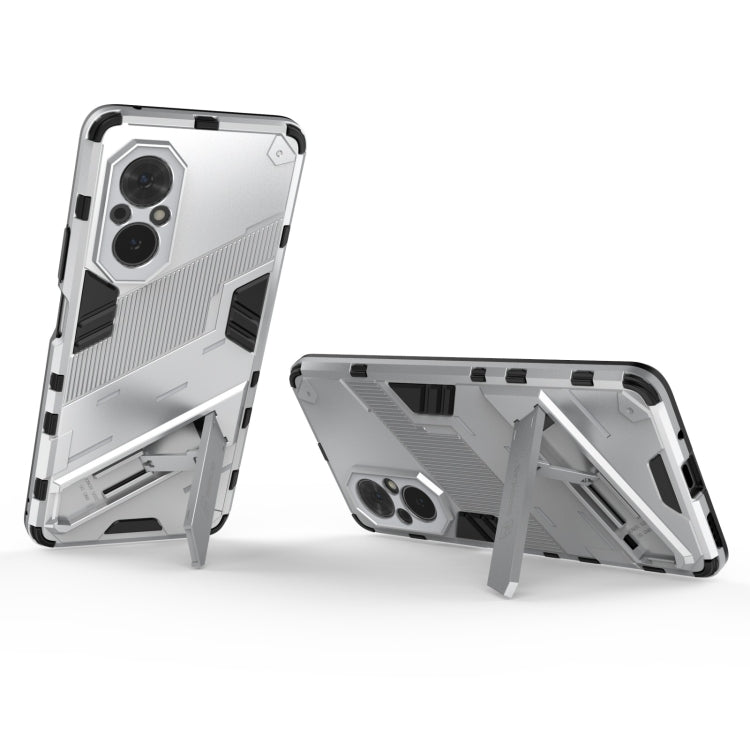 For Honor 50 SE / Huawei nova 9 SE Punk Armor 2 in 1 PC + TPU Shockproof Case with Invisible Holder(White) - Honor Cases by buy2fix | Online Shopping UK | buy2fix