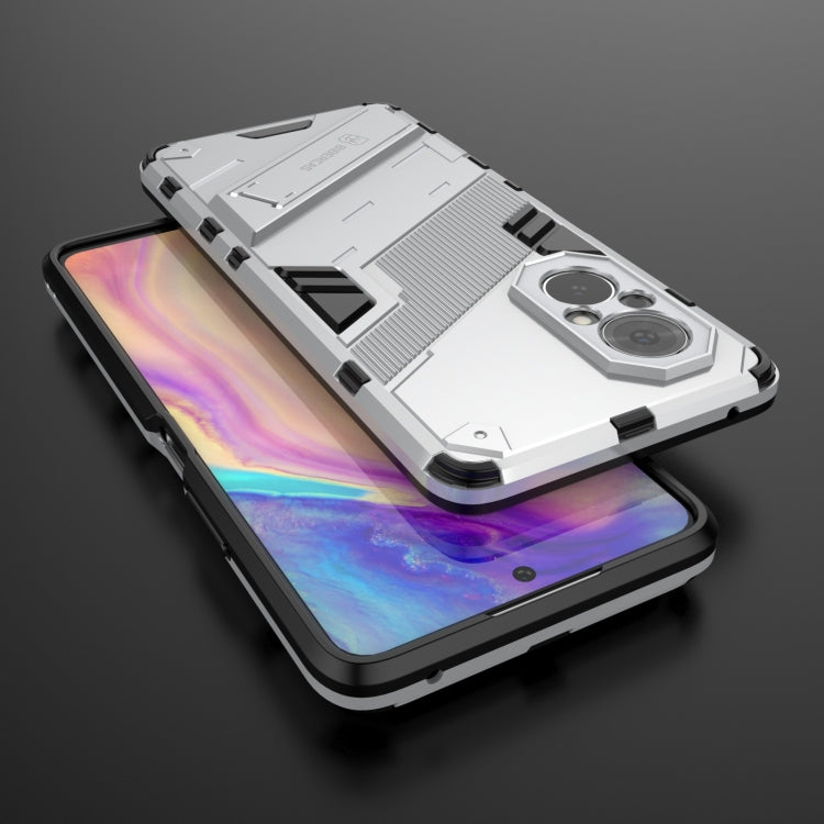 For Honor 50 SE / Huawei nova 9 SE Punk Armor 2 in 1 PC + TPU Shockproof Case with Invisible Holder(White) - Honor Cases by buy2fix | Online Shopping UK | buy2fix