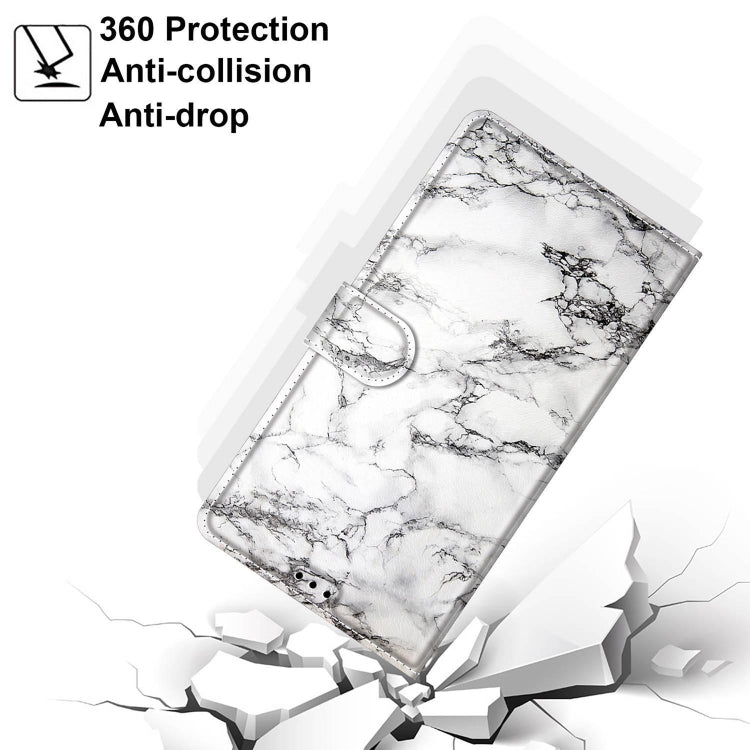 For Xiaomi Redmi Note 8 Voltage Coloured Drawing Magnetic Clasp Horizontal Flip PU Leather Case with Holder & Card Slots(C01 White Marble) - Xiaomi Cases by buy2fix | Online Shopping UK | buy2fix