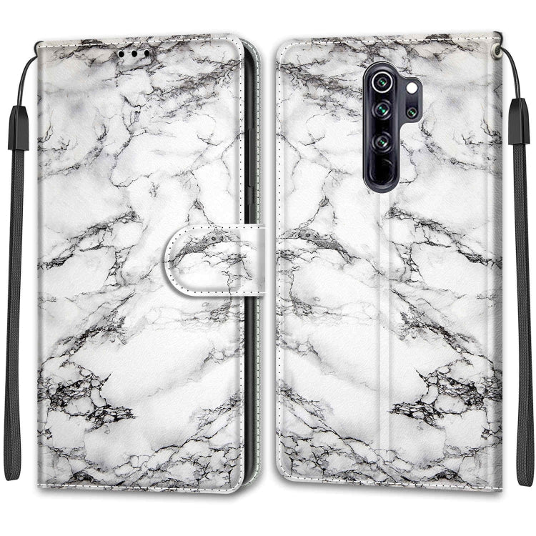 For Xiaomi Redmi Note 8 Pro Voltage Coloured Drawing Magnetic Clasp Horizontal Flip PU Leather Case with Holder & Card Slots(C01 White Marble) - Xiaomi Cases by buy2fix | Online Shopping UK | buy2fix