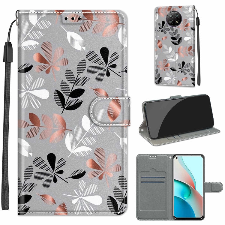 For Xiaomi Redmi Note 9 5G/ 9T Voltage Coloured Drawing Magnetic Clasp Horizontal Flip PU Leather Case with Holder & Card Slots(C19 Material Flower) - Xiaomi Cases by buy2fix | Online Shopping UK | buy2fix