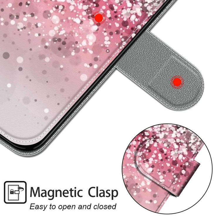 For Xiaomi Redmi Note 9/Redmi 10X 4G Voltage Coloured Drawing Magnetic Clasp Horizontal Flip PU Leather Case with Holder & Card Slots(C13 Silver Pink Glitter) - Xiaomi Cases by buy2fix | Online Shopping UK | buy2fix