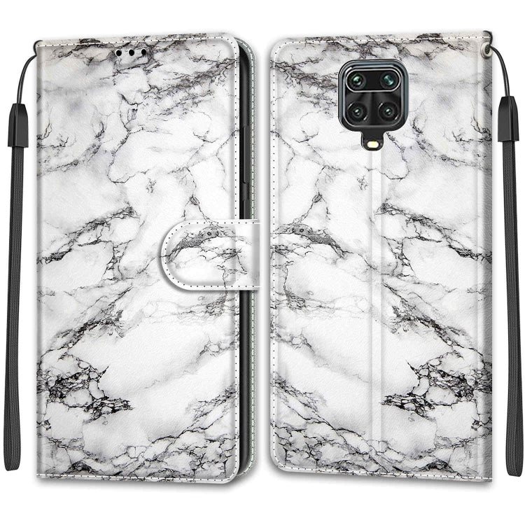 For Xiaomi Redmi Note 9S/9 Pro Voltage Coloured Drawing Magnetic Clasp Horizontal Flip PU Leather Case with Holder & Card Slots(C01 White Marble) - Xiaomi Cases by buy2fix | Online Shopping UK | buy2fix
