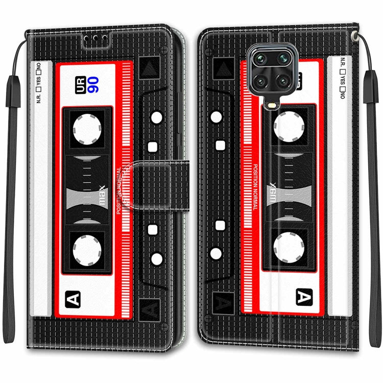 For Xiaomi Redmi Note 9S/9 Pro Voltage Coloured Drawing Magnetic Clasp Horizontal Flip PU Leather Case with Holder & Card Slots(C10 Black Red Tape) - Xiaomi Cases by buy2fix | Online Shopping UK | buy2fix