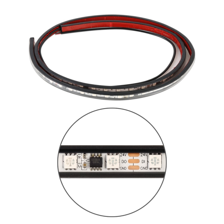 DC24V / 7W Colorful Truck Warning Light Slide Light with SMD-5050 Lamp Beads, Length:1.8m - Warning Lights by buy2fix | Online Shopping UK | buy2fix
