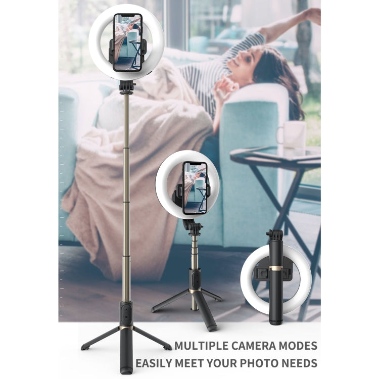 Q07 6 Inch Ring Light Portable Bluetooth Selfie Stick Tripod by buy2fix