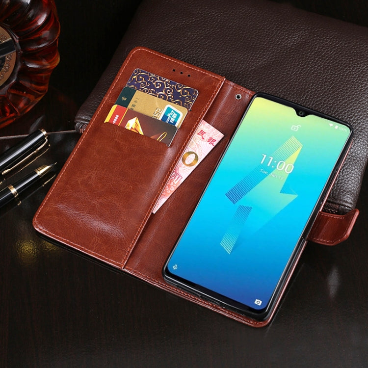 For Wiko Power U10 idewei Crazy Horse Texture Horizontal Flip Leather Case with Holder & Card Slots & Wallet(White) - More Brand by idewei | Online Shopping UK | buy2fix