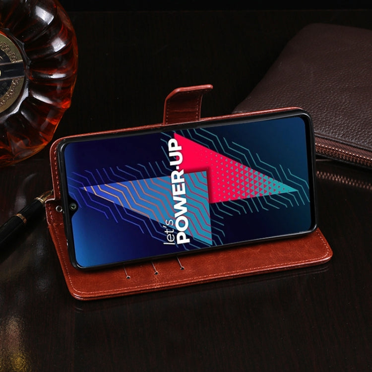 For Wiko Power U30 idewei Crazy Horse Texture Horizontal Flip Leather Case with Holder & Card Slots & Wallet(Brown) - More Brand by idewei | Online Shopping UK | buy2fix