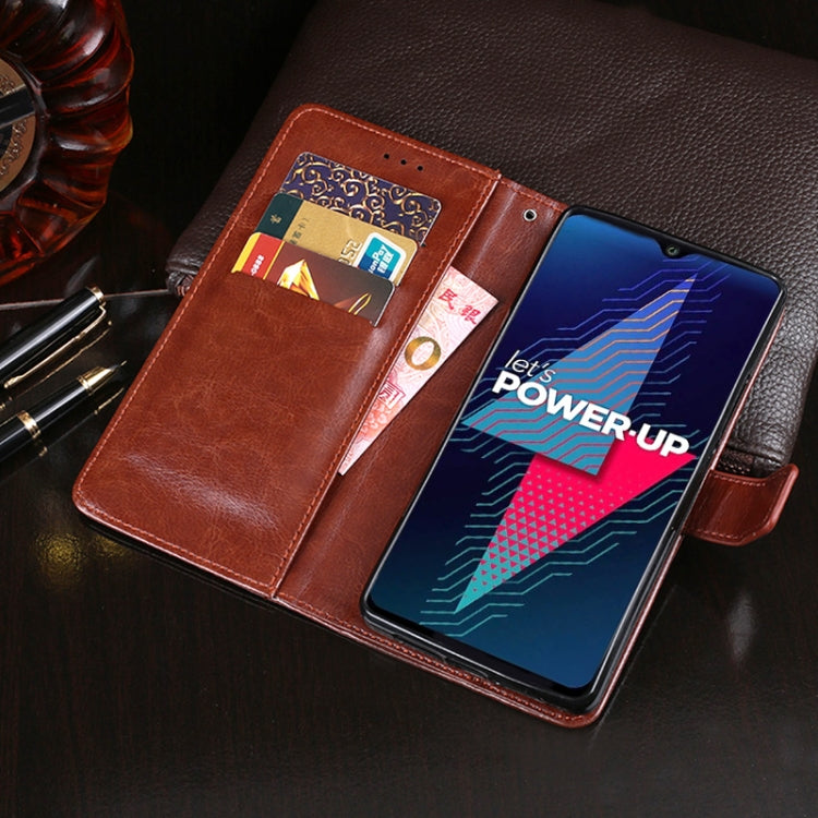 For Wiko Power U30 idewei Crazy Horse Texture Horizontal Flip Leather Case with Holder & Card Slots & Wallet(Black) - More Brand by idewei | Online Shopping UK | buy2fix