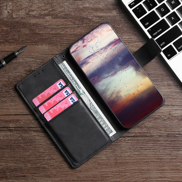 For Xiaomi Mi Note 10 Lite Skin Feel Crocodile Texture Magnetic Clasp Horizontal Flip PU Leather Case with Holder & Card Slots & Wallet(Black) - Xiaomi Cases by buy2fix | Online Shopping UK | buy2fix