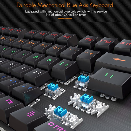 iMICE MK-X80 104 Keys Mechanical Blue-axis Backlight Wired Gaming Keyboard by iMICE