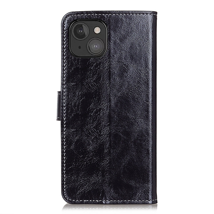 For iPhone 13 mini Retro Crazy Horse Texture Horizontal Flip Leather Case with Holder & Card Slots & Photo Frame & Wallet (Black) - iPhone 13 mini Cases by buy2fix | Online Shopping UK | buy2fix