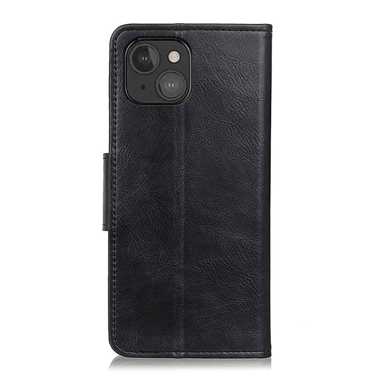 For iPhone 13 mini Mirren Crazy Horse Texture Horizontal Flip Leather Case with Holder & Card Slots & Wallet (Black) - iPhone 13 mini Cases by buy2fix | Online Shopping UK | buy2fix