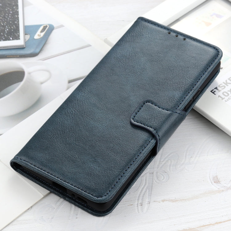 For iPhone 13 mini Mirren Crazy Horse Texture Horizontal Flip Leather Case with Holder & Card Slots & Wallet (Blue) - iPhone 13 mini Cases by buy2fix | Online Shopping UK | buy2fix