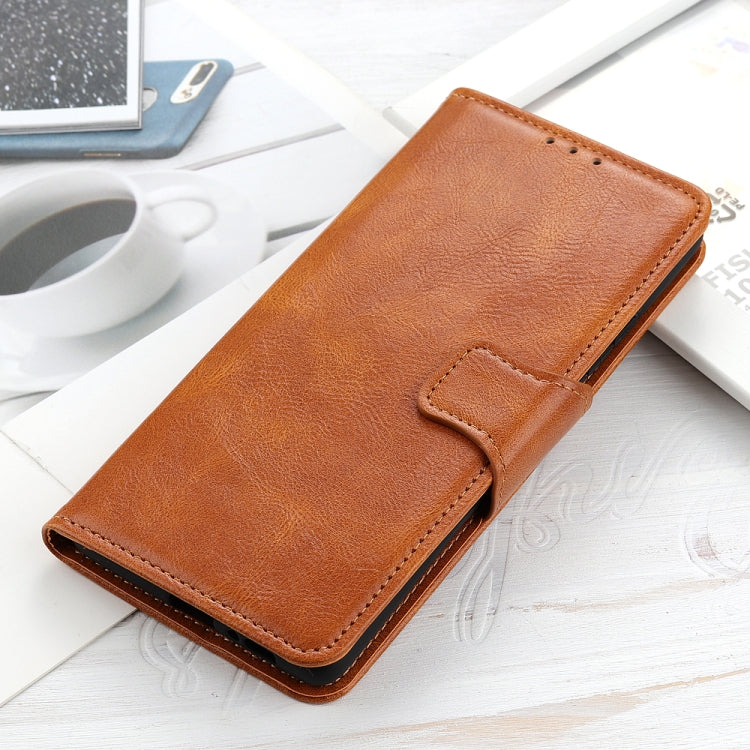 For iPhone 13 mini Mirren Crazy Horse Texture Horizontal Flip Leather Case with Holder & Card Slots & Wallet (Brown) - iPhone 13 mini Cases by buy2fix | Online Shopping UK | buy2fix