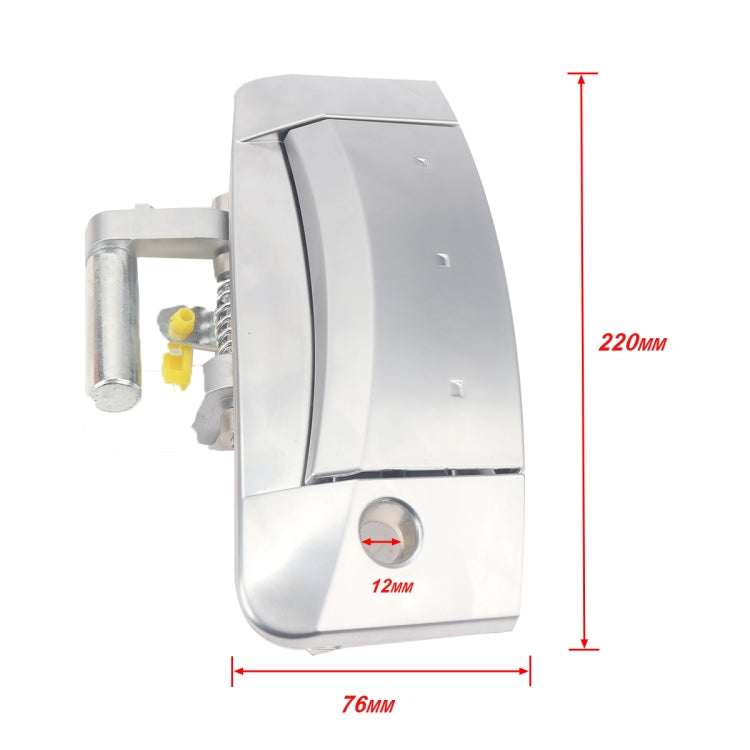 1 Pair Car Front Door Outside Handle 80607-CD41E+80606-CD01E for Nissan 350Z 2003-2009(Silver) - Door Handles by buy2fix | Online Shopping UK | buy2fix