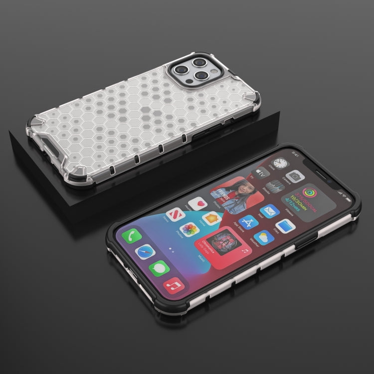 For iPhone 13 mini Shockproof Honeycomb PC + TPU Protective Case (White) - iPhone 13 mini Cases by buy2fix | Online Shopping UK | buy2fix