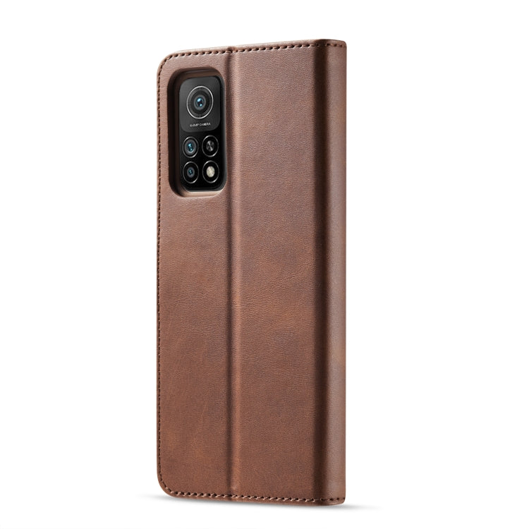 For Xiaomi Redmi Note 10 5G / Poco M3 Pro LC.IMEEKE Calf Texture Horizontal Flip Leather Case with Holder & Card Slots & Wallet(Brown) - Xiaomi Cases by LC.IMEEKE | Online Shopping UK | buy2fix